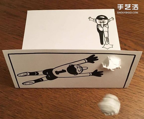 一支笔、一张纸,丹麦艺术家撕纸DIY出幽默!(图14) 一支笔、一张纸,丹麦艺术家撕纸DIY出幽默!(图14)
