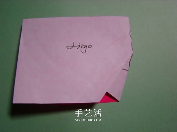 怎么折纸人物头像图解 戴帽子的人折法过程(图3) 怎么折纸人物头像图解 戴帽子的人折法过程(图3)