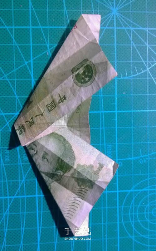 六角徽章的折法图解 一元纸币折纸六角徽章(图4) 六角徽章的折法图解 一元纸币折纸六角徽章(图4)