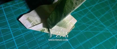 六角徽章的折法图解 一元纸币折纸六角徽章(图11) 六角徽章的折法图解 一元纸币折纸六角徽章(图11)
