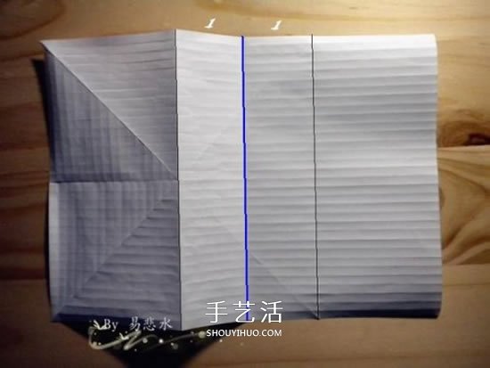 北条高史的天使之翼折纸CP图+实拍图解教程(图13) 北条高史的天使之翼折纸CP图+实拍图解教程(图13)