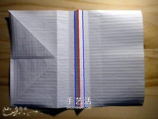北条高史的天使之翼折纸CP图+实拍图解教程(图15) 北条高史的天使之翼折纸CP图+实拍图解教程(图15)
