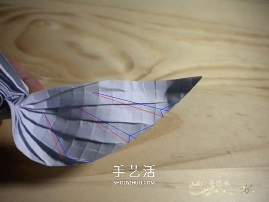 北条高史的天使之翼折纸CP图+实拍图解教程(图25) 北条高史的天使之翼折纸CP图+实拍图解教程(图25)