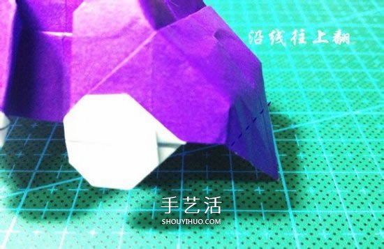立体小汽车的折法图解 手工折纸汽车的折法(图23) 立体小汽车的折法图解 手工折纸汽车的折法(图23)