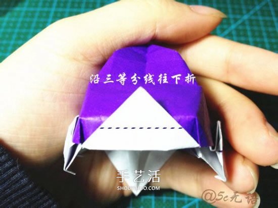 立体小汽车的折法图解 手工折纸汽车的折法(图24) 立体小汽车的折法图解 手工折纸汽车的折法(图24)