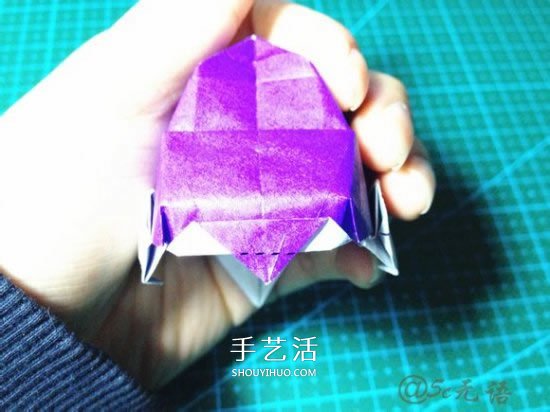 立体小汽车的折法图解 手工折纸汽车的折法(图25) 立体小汽车的折法图解 手工折纸汽车的折法(图25)