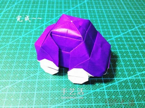 立体小汽车的折法图解 手工折纸汽车的折法(图30) 立体小汽车的折法图解 手工折纸汽车的折法(图30)