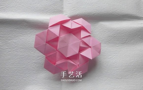漂亮草帽子的折法图解 折纸花草帽的方法步骤(图9) 漂亮草帽子的折法图解 折纸花草帽的方法步骤(图9)