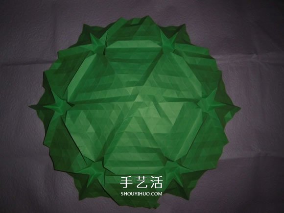 漂亮草帽子的折法图解 折纸花草帽的方法步骤(图13) 漂亮草帽子的折法图解 折纸花草帽的方法步骤(图13)