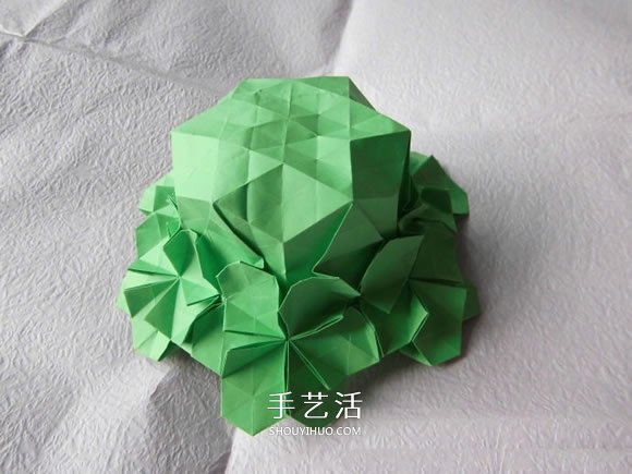 漂亮草帽子的折法图解 折纸花草帽的方法步骤(图26) 漂亮草帽子的折法图解 折纸花草帽的方法步骤(图26)