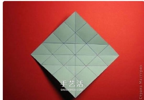 绿萝魔灵花球的折法图解 折纸绿萝魔灵花球教程(图5) 绿萝魔灵花球的折法图解 折纸绿萝魔灵花球教程(图5)