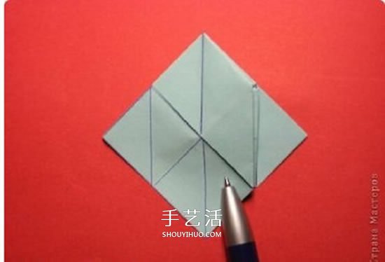 绿萝魔灵花球的折法图解 折纸绿萝魔灵花球教程(图14) 绿萝魔灵花球的折法图解 折纸绿萝魔灵花球教程(图14)