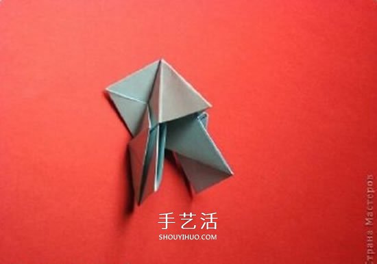 绿萝魔灵花球的折法图解 折纸绿萝魔灵花球教程(图19) 绿萝魔灵花球的折法图解 折纸绿萝魔灵花球教程(图19)