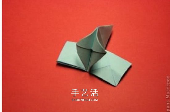 绿萝魔灵花球的折法图解 折纸绿萝魔灵花球教程(图21) 绿萝魔灵花球的折法图解 折纸绿萝魔灵花球教程(图21)
