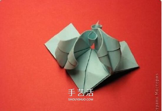 绿萝魔灵花球的折法图解 折纸绿萝魔灵花球教程(图25) 绿萝魔灵花球的折法图解 折纸绿萝魔灵花球教程(图25)