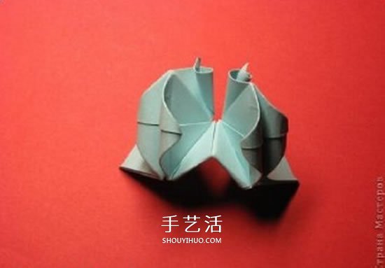 绿萝魔灵花球的折法图解 折纸绿萝魔灵花球教程(图26) 绿萝魔灵花球的折法图解 折纸绿萝魔灵花球教程(图26)