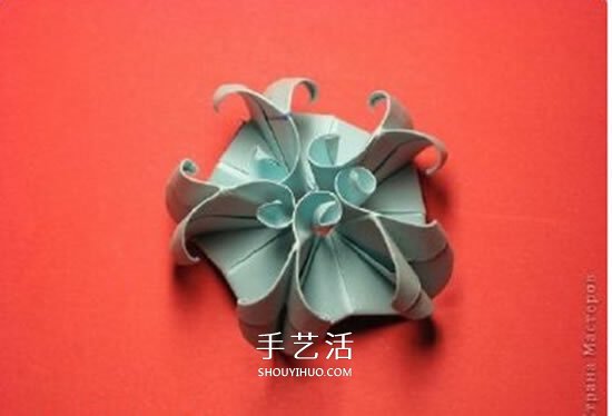 绿萝魔灵花球的折法图解 折纸绿萝魔灵花球教程(图27) 绿萝魔灵花球的折法图解 折纸绿萝魔灵花球教程(图27)