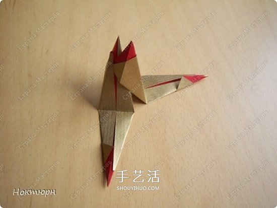 绿萝魔灵花球的折法图解 折纸绿萝魔灵花球教程(图38) 绿萝魔灵花球的折法图解 折纸绿萝魔灵花球教程(图38)
