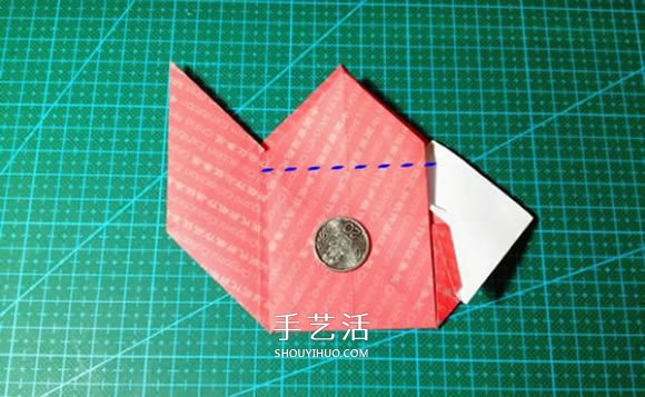 背着麻袋的可爱圣诞老人手工折纸图解教程(图21) 背着麻袋的可爱圣诞老人手工折纸图解教程(图21)