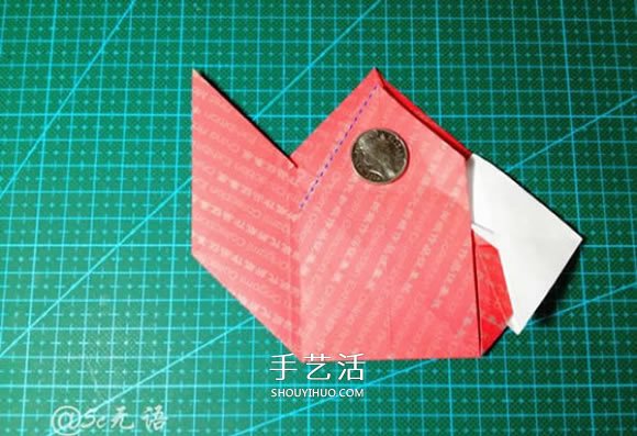 背着麻袋的可爱圣诞老人手工折纸图解教程(图22) 背着麻袋的可爱圣诞老人手工折纸图解教程(图22)