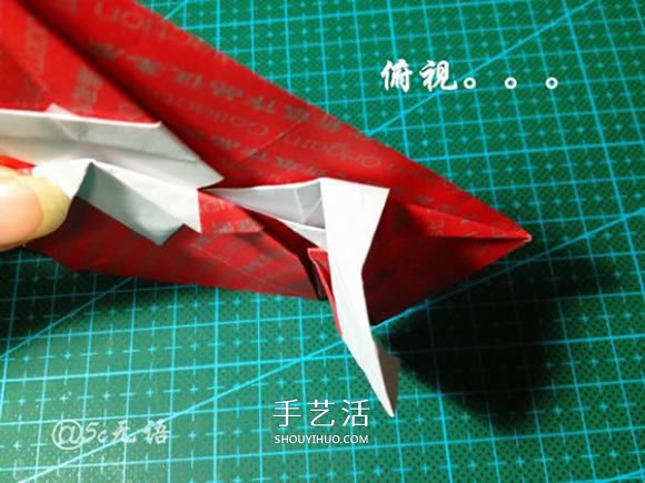 背着麻袋的可爱圣诞老人手工折纸图解教程(图29) 背着麻袋的可爱圣诞老人手工折纸图解教程(图29)