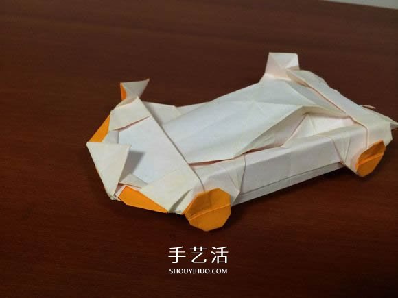 复杂立体跑车的折法 详细折纸跑车图解步骤(图1) 复杂立体跑车的折法 详细折纸跑车图解步骤(图1)