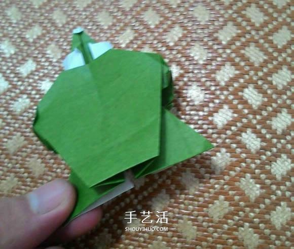 圣诞老人折纸步骤图解 纸折圣诞老人怎么折(图53)