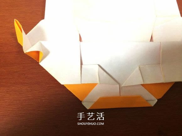 复杂立体跑车的折法 详细折纸跑车图解步骤(图49) 复杂立体跑车的折法 详细折纸跑车图解步骤(图49)