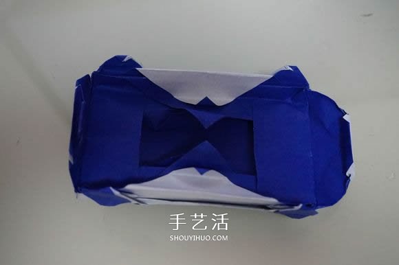 复杂立体跑车的折法 详细折纸跑车图解步骤(图69) 复杂立体跑车的折法 详细折纸跑车图解步骤(图69)