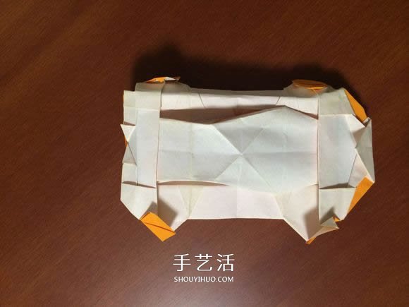 复杂立体跑车的折法 详细折纸跑车图解步骤(图66) 复杂立体跑车的折法 详细折纸跑车图解步骤(图66)