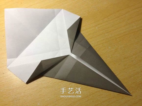 挖土机的折纸方法图解 手工挖掘机的折法过程(图12) 挖土机的折纸方法图解 手工挖掘机的折法过程(图12)