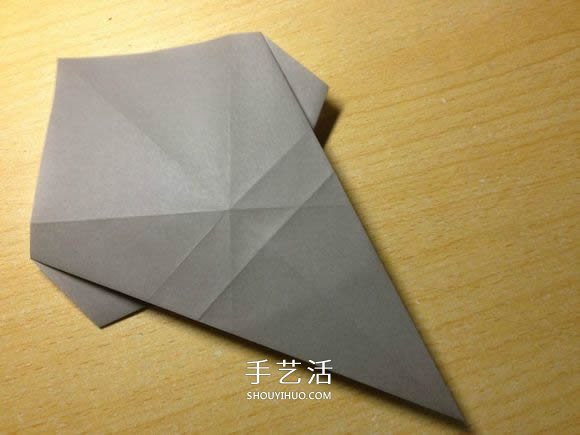 挖土机的折纸方法图解 手工挖掘机的折法过程(图13) 挖土机的折纸方法图解 手工挖掘机的折法过程(图13)