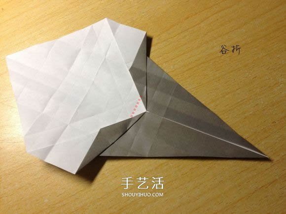 挖土机的折纸方法图解 手工挖掘机的折法过程(图21) 挖土机的折纸方法图解 手工挖掘机的折法过程(图21)