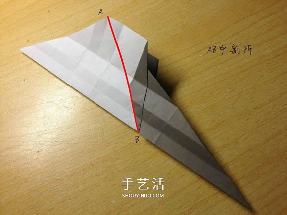 挖土机的折纸方法图解 手工挖掘机的折法过程(图23) 挖土机的折纸方法图解 手工挖掘机的折法过程(图23)
