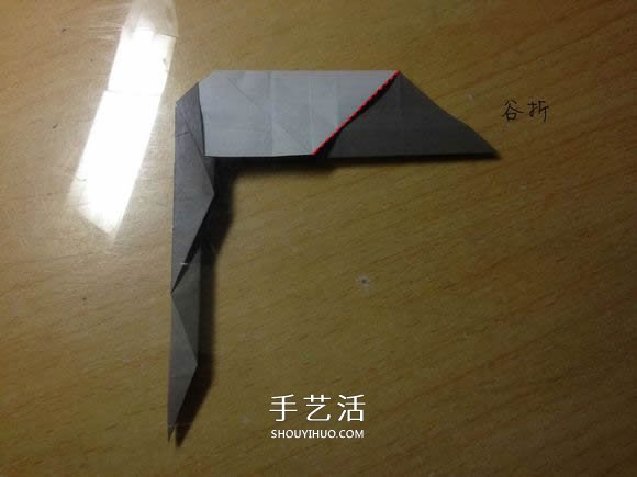 挖土机的折纸方法图解 手工挖掘机的折法过程(图30) 挖土机的折纸方法图解 手工挖掘机的折法过程(图30)