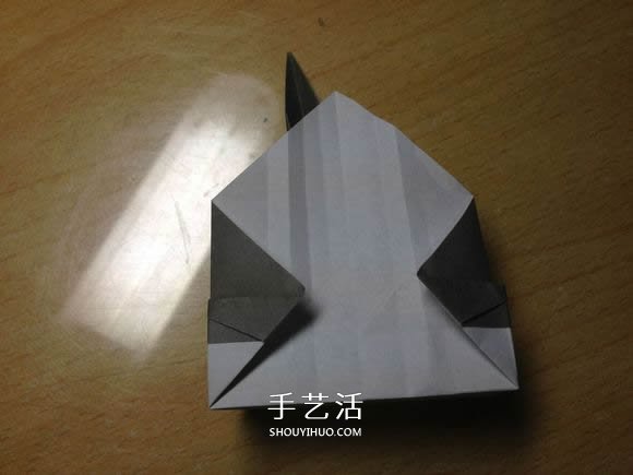 挖土机的折纸方法图解 手工挖掘机的折法过程(图40) 挖土机的折纸方法图解 手工挖掘机的折法过程(图40)