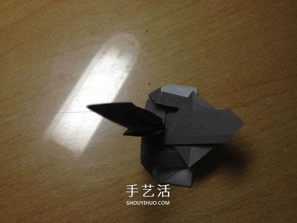 挖土机的折纸方法图解 手工挖掘机的折法过程(图43) 挖土机的折纸方法图解 手工挖掘机的折法过程(图43)