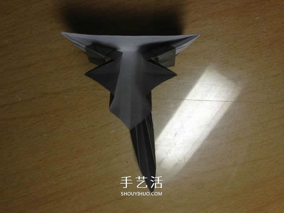 挖土机的折纸方法图解 手工挖掘机的折法过程(图44) 挖土机的折纸方法图解 手工挖掘机的折法过程(图44)