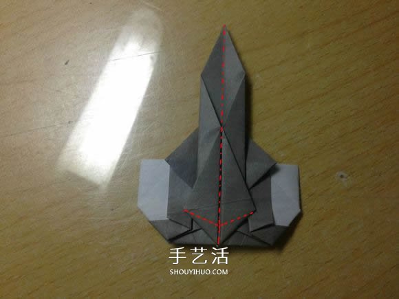 挖土机的折纸方法图解 手工挖掘机的折法过程(图45) 挖土机的折纸方法图解 手工挖掘机的折法过程(图45)
