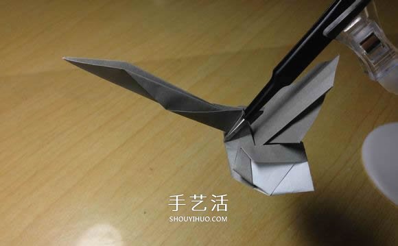 挖土机的折纸方法图解 手工挖掘机的折法过程(图46) 挖土机的折纸方法图解 手工挖掘机的折法过程(图46)