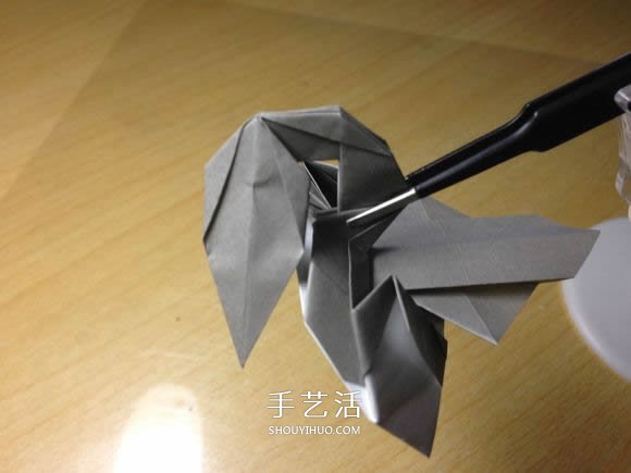 挖土机的折纸方法图解 手工挖掘机的折法过程(图51) 挖土机的折纸方法图解 手工挖掘机的折法过程(图51)