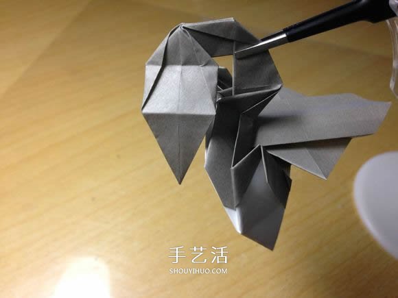 挖土机的折纸方法图解 手工挖掘机的折法过程(图52) 挖土机的折纸方法图解 手工挖掘机的折法过程(图52)