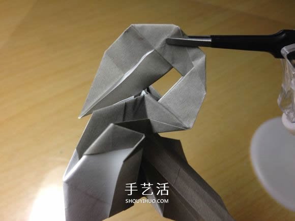 挖土机的折纸方法图解 手工挖掘机的折法过程(图53) 挖土机的折纸方法图解 手工挖掘机的折法过程(图53)