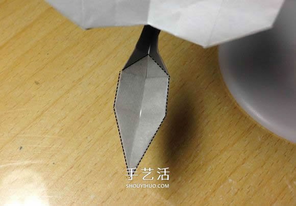 挖土机的折纸方法图解 手工挖掘机的折法过程(图55) 挖土机的折纸方法图解 手工挖掘机的折法过程(图55)