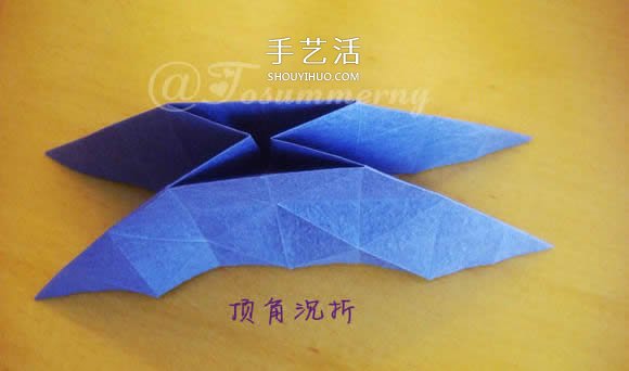 圣诞星折法图解教程 折纸圣诞星的方法步骤(图3) 圣诞星折法图解教程 折纸圣诞星的方法步骤(图3)
