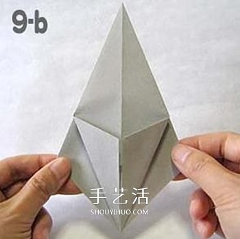 怎么折纸幽灵的方法 万圣节折纸幽灵图解教程(图5) 怎么折纸幽灵的方法 万圣节折纸幽灵图解教程(图5)