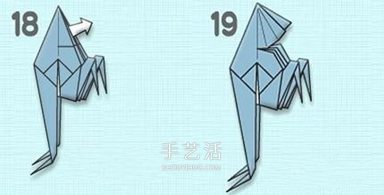 怎么折纸幽灵的方法 万圣节折纸幽灵图解教程(图10) 怎么折纸幽灵的方法 万圣节折纸幽灵图解教程(图10)