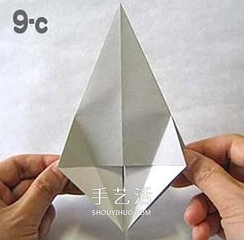 怎么折纸幽灵的方法 万圣节折纸幽灵图解教程(图6) 怎么折纸幽灵的方法 万圣节折纸幽灵图解教程(图6)