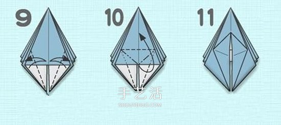 怎么折纸幽灵的方法 万圣节折纸幽灵图解教程(图3) 怎么折纸幽灵的方法 万圣节折纸幽灵图解教程(图3)