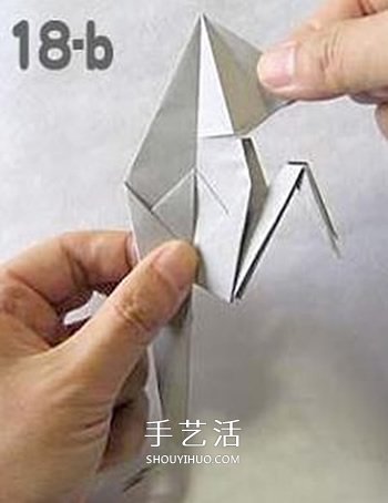怎么折纸幽灵的方法 万圣节折纸幽灵图解教程(图14) 怎么折纸幽灵的方法 万圣节折纸幽灵图解教程(图14)